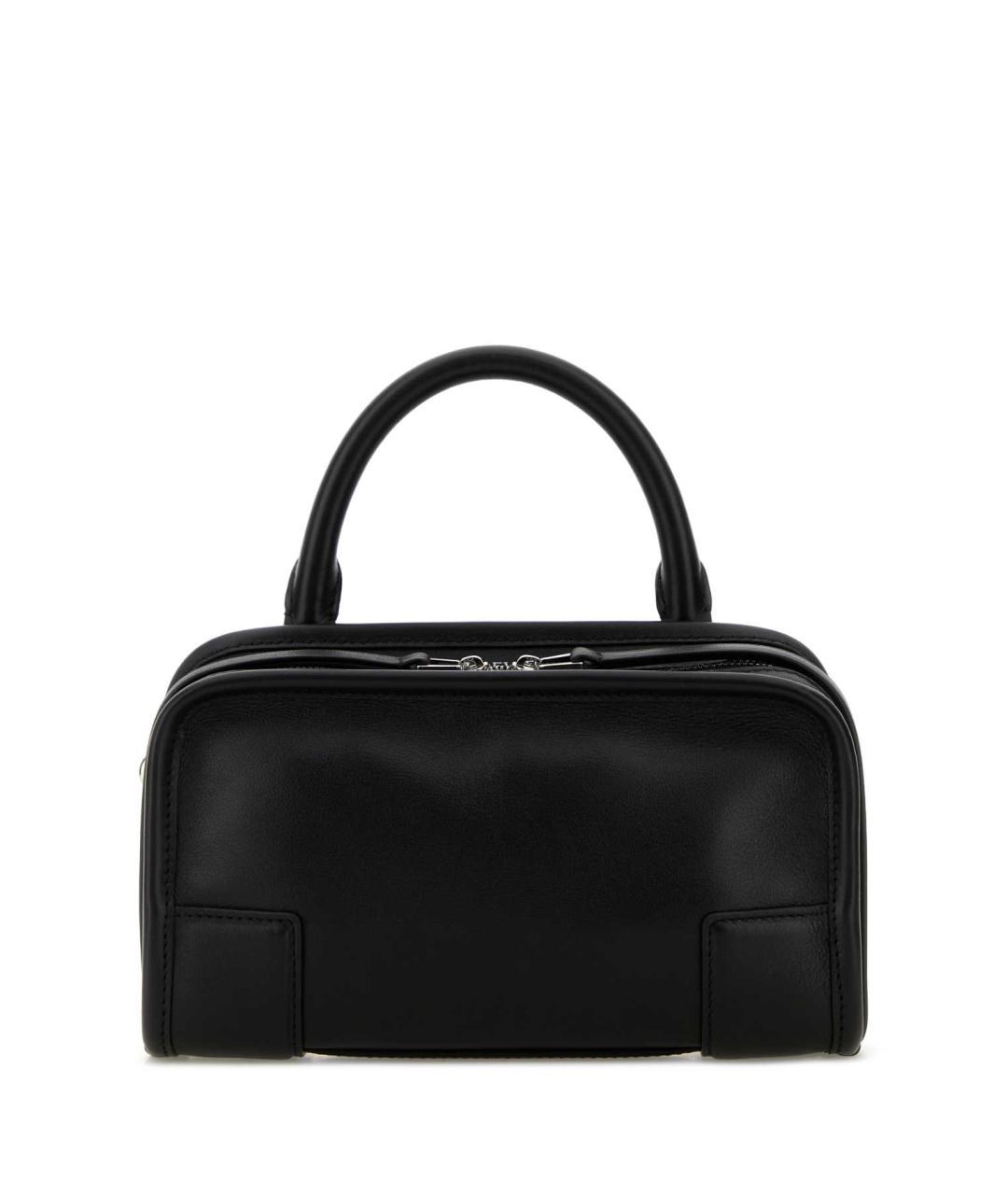 LOEWE Черная кожаная сумка тоут, фото 1