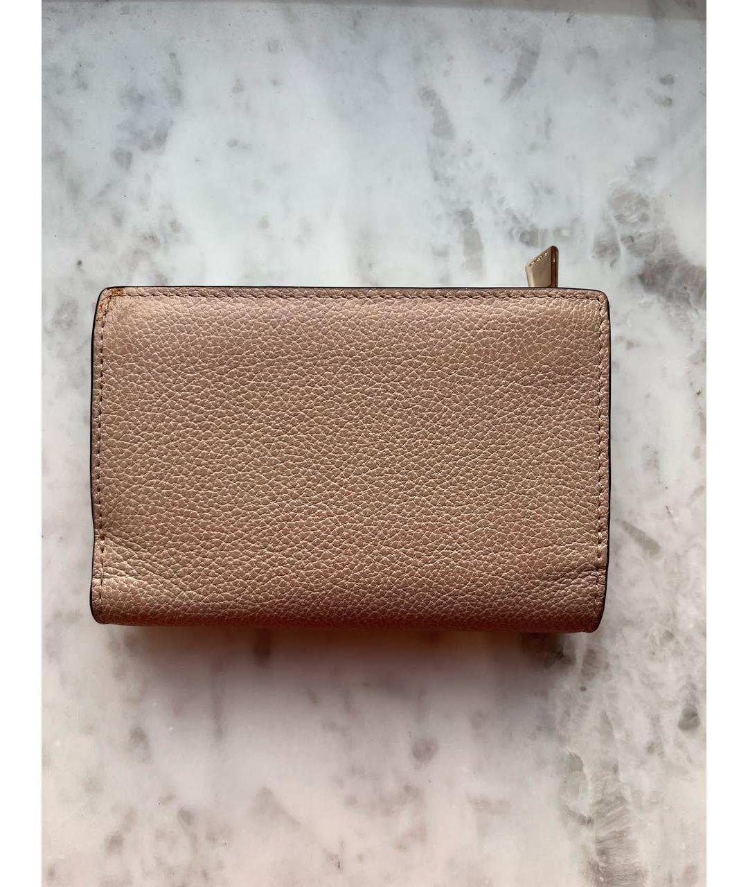 FURLA Розовый кожаный кошелек, фото 2