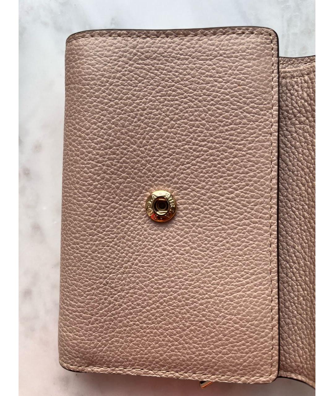 FURLA Розовый кожаный кошелек, фото 5