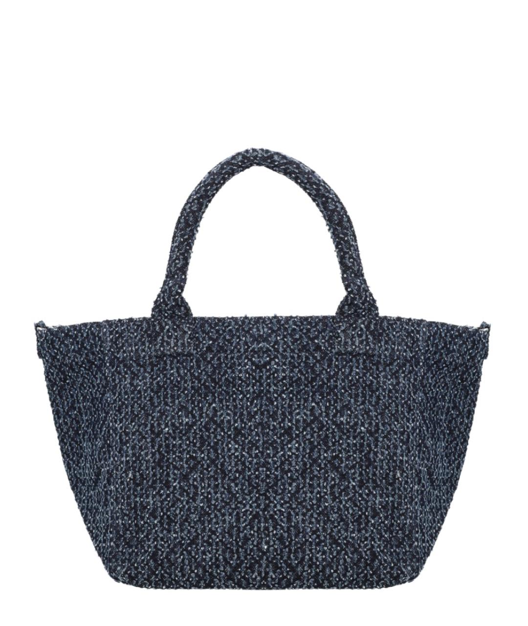 GANNI Синяя тканевая сумка тоут, фото 3