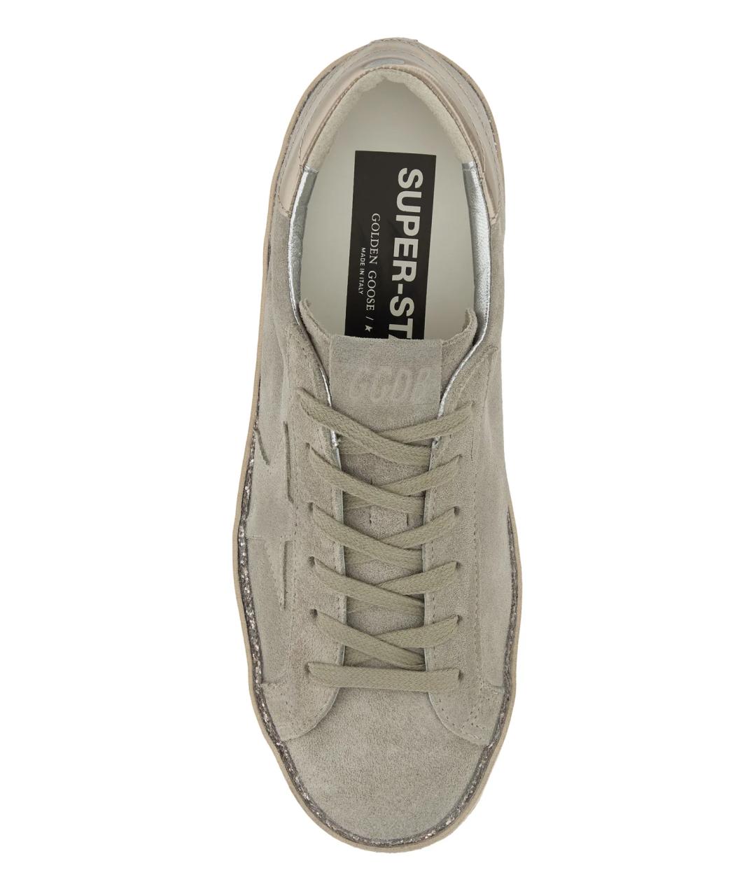 GOLDEN GOOSE DELUXE BRAND Серые замшевые кеды, фото 4