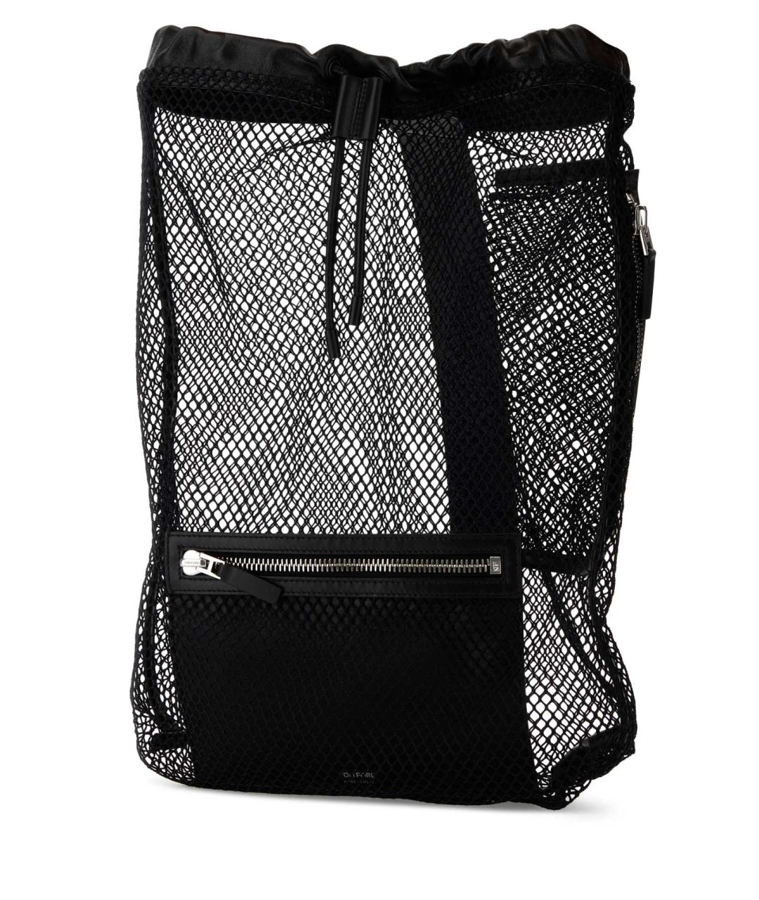 TOM FORD Черный тканевый рюкзак, фото 2