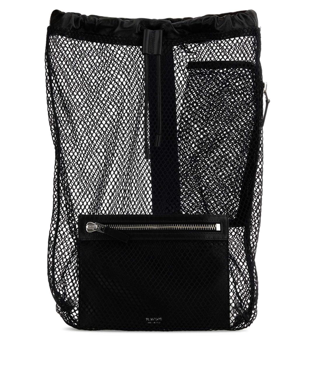 TOM FORD Черный тканевый рюкзак, фото 1