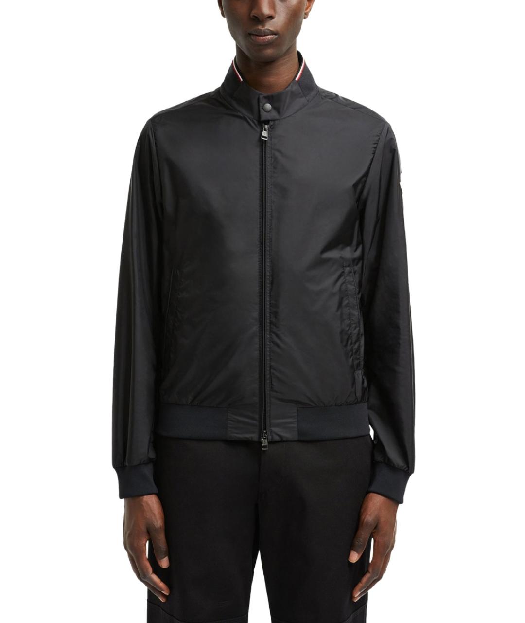 MONCLER Черная полиамидовая куртка, фото 4