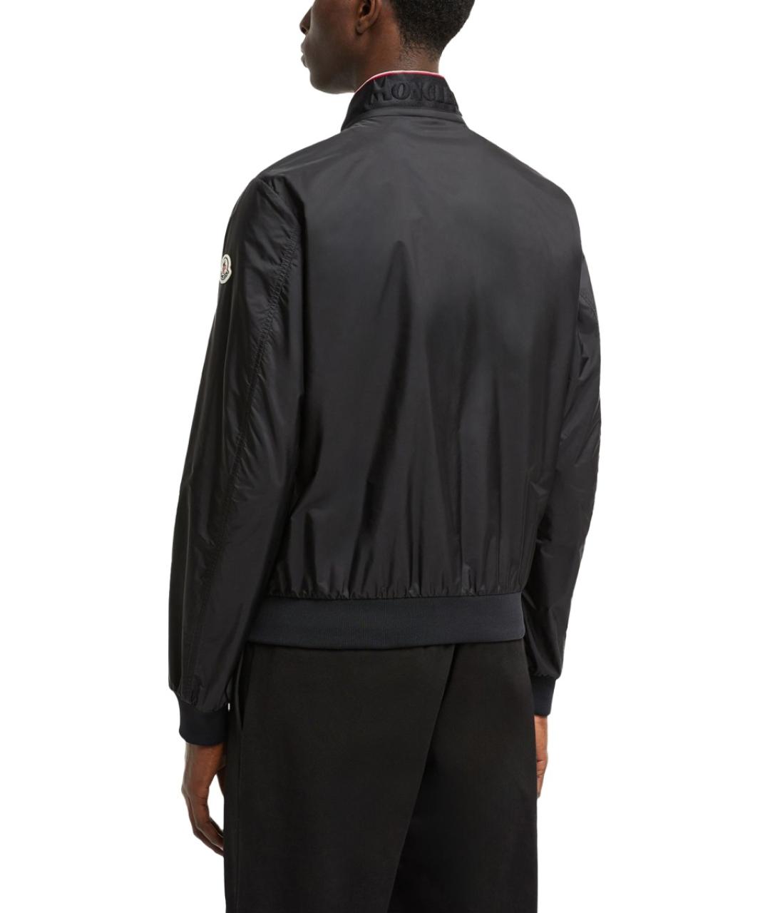 MONCLER Черная полиамидовая куртка, фото 5