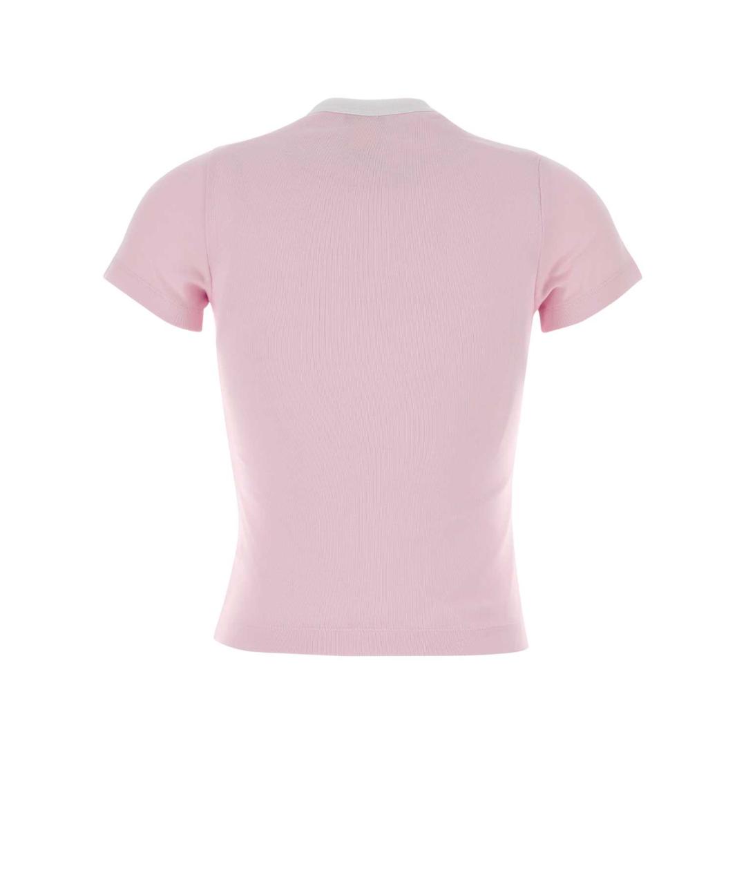 PATOU Розовая хлопковая футболка, фото 2