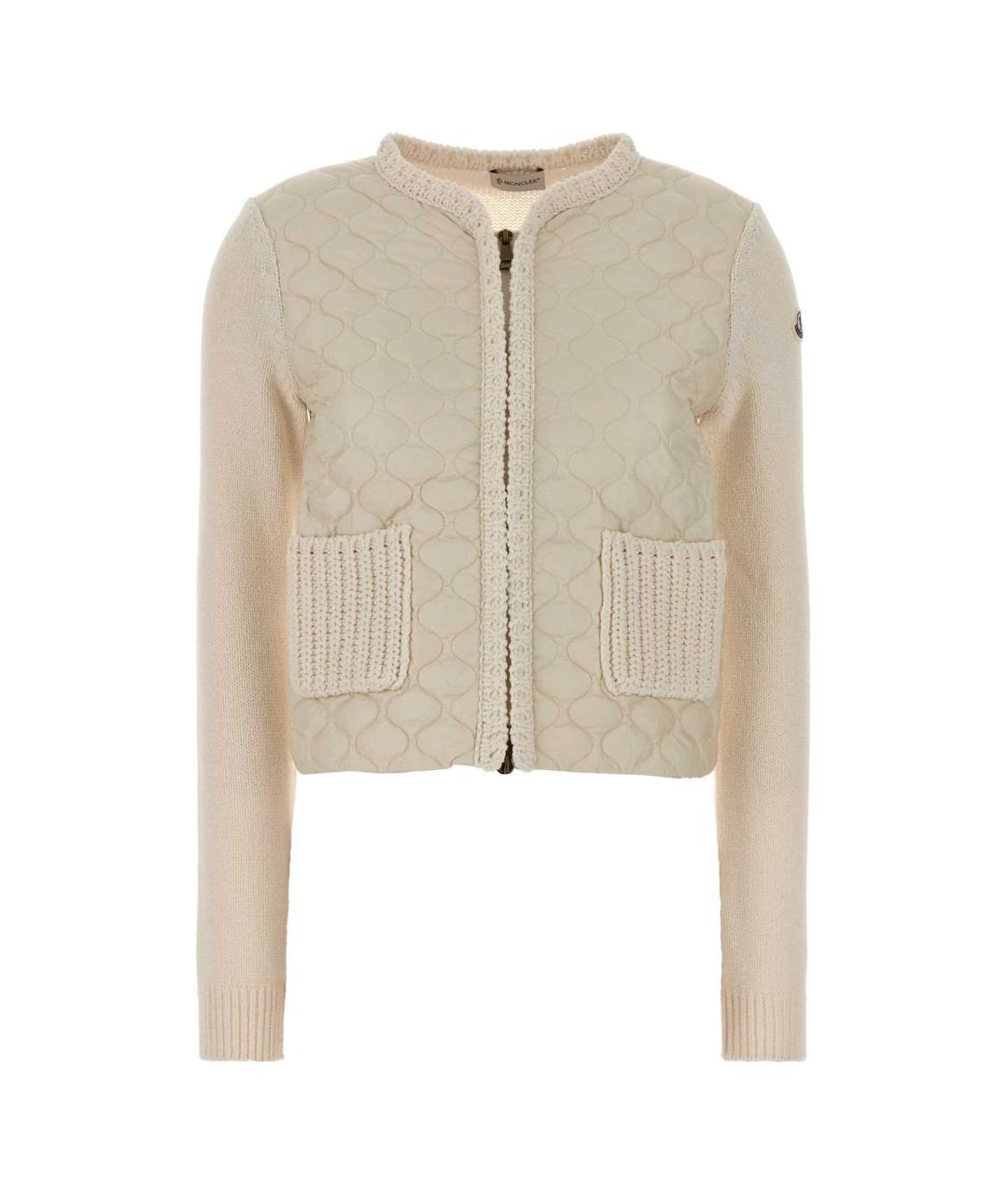 MONCLER Белый кардиган, фото 1