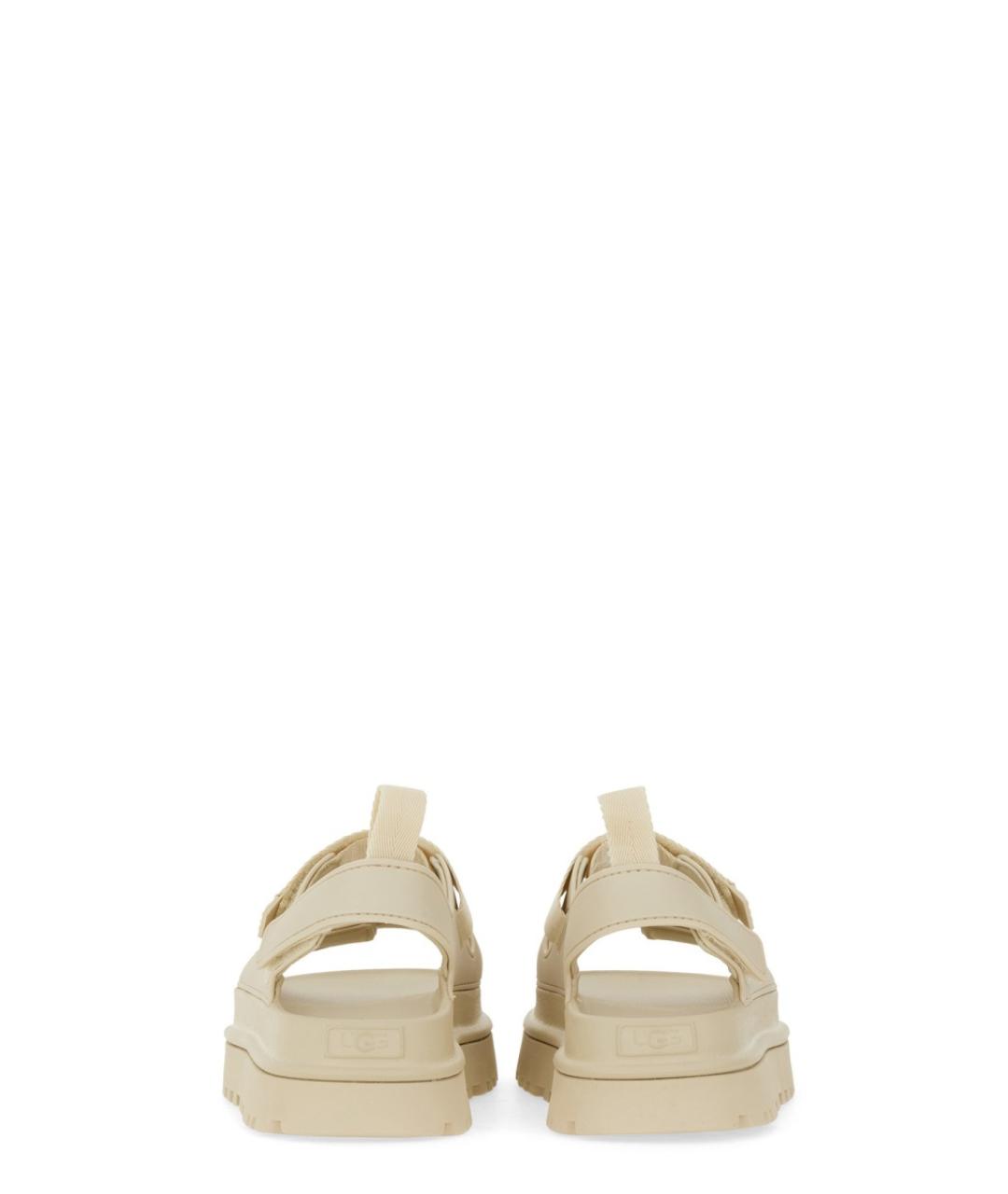 UGG AUSTRALIA Бежевые резиновые босоножки, фото 3