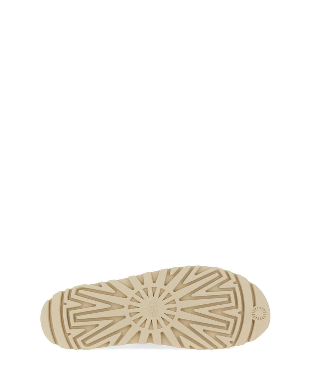 UGG AUSTRALIA Бежевые резиновые босоножки, фото 5