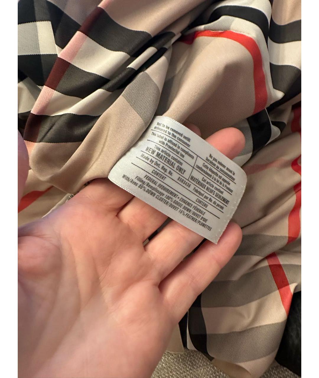 BURBERRY Черный пуховик, фото 7