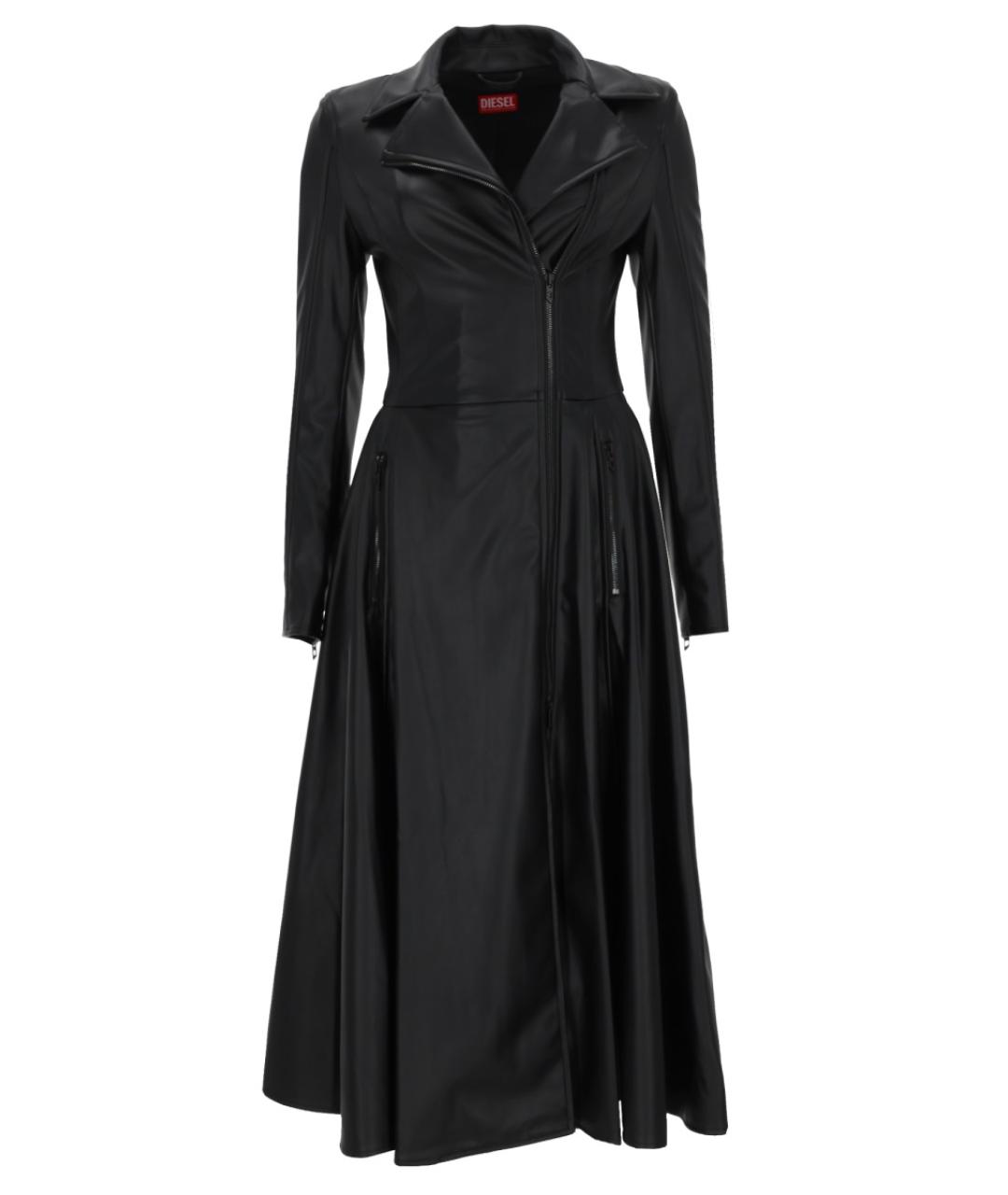 DIESEL Черное полиэстеровое платье, фото 1