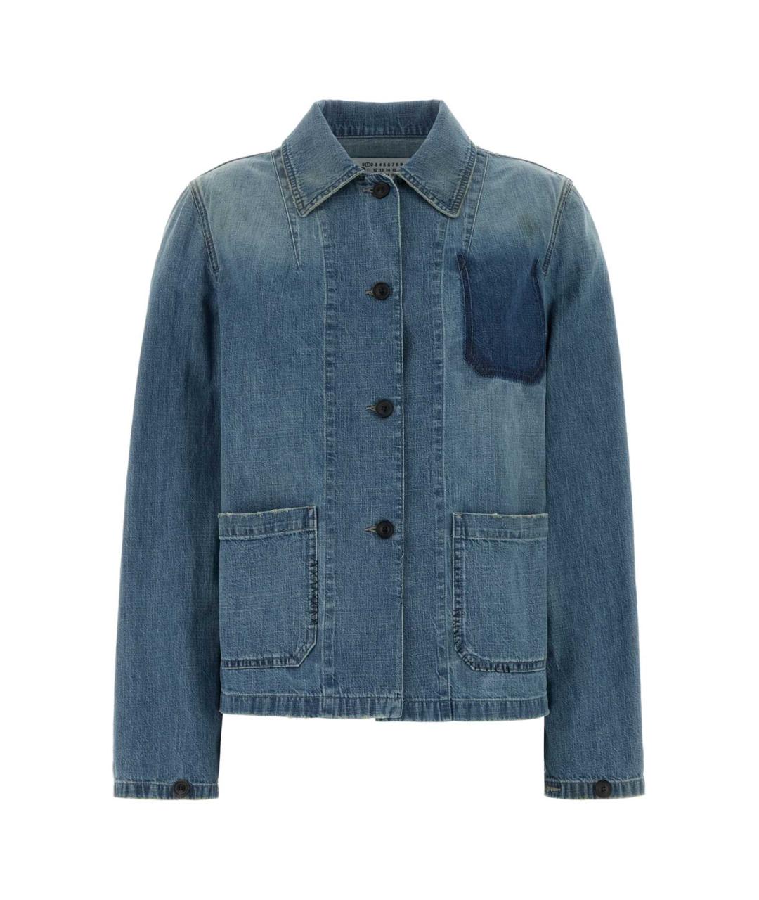 MAISON MARGIELA Синяя хлопковая рубашка, фото 1