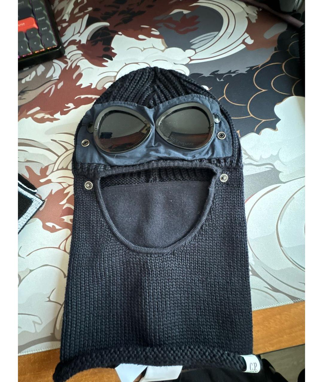 CP COMPANY Темно-синяя хлопковая шапка, фото 7