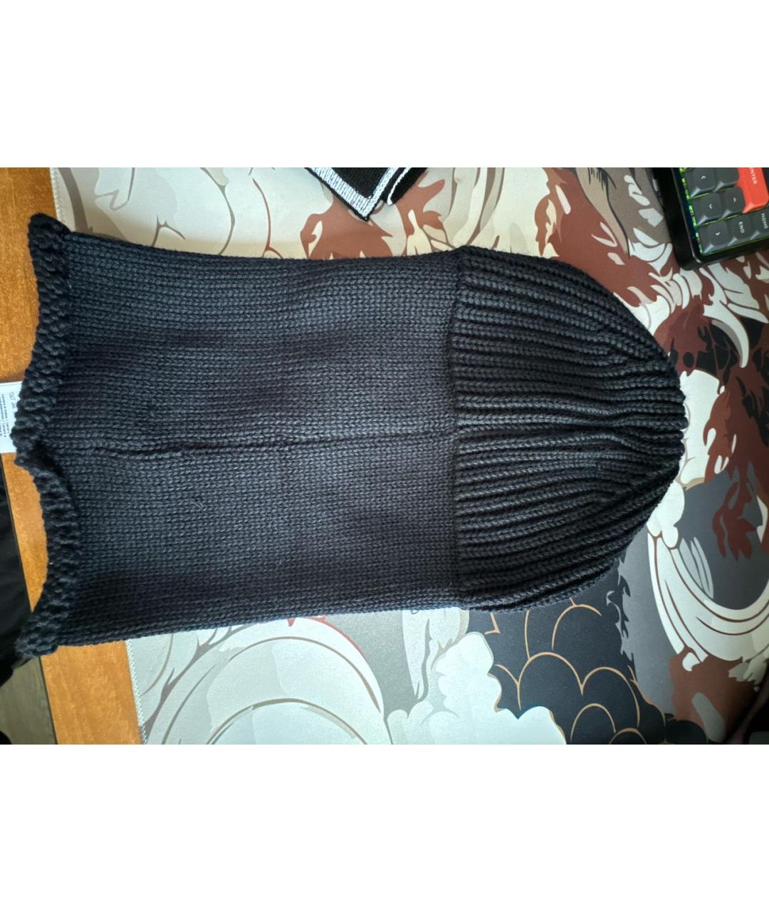 CP COMPANY Темно-синяя хлопковая шапка, фото 2