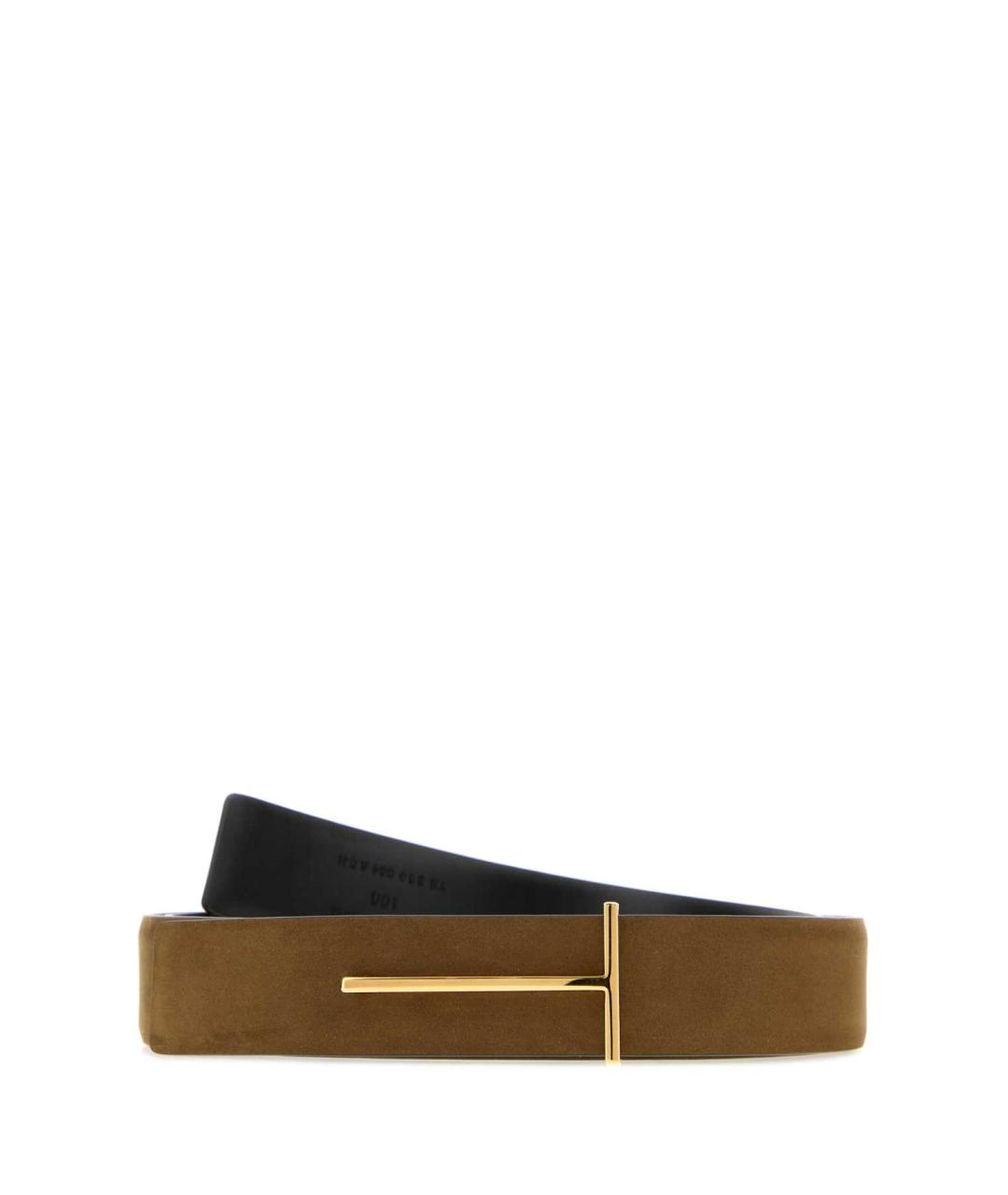 TOM FORD Коричневый замшевый ремень, фото 1