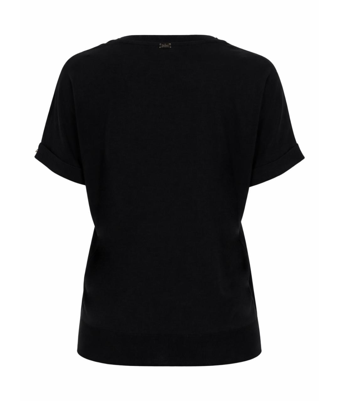 HERNO Черная футболка, фото 2