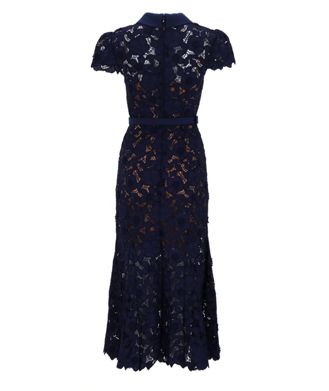 SELF-PORTRAIT Синее синтетическое вечернее платье, фото 2
