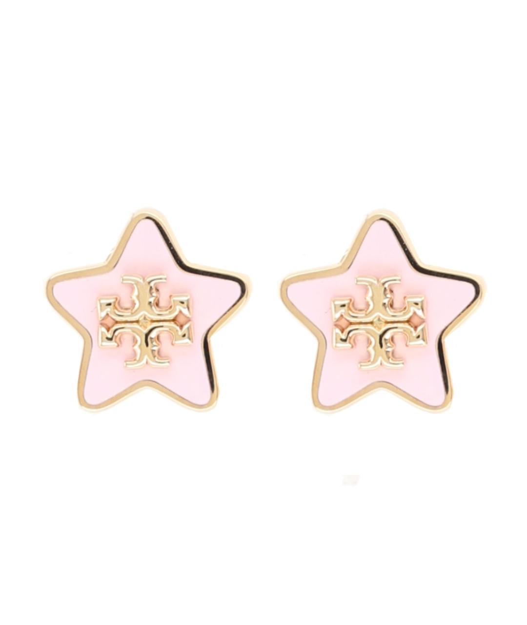 TORY BURCH Золотые металлические серьги, фото 1