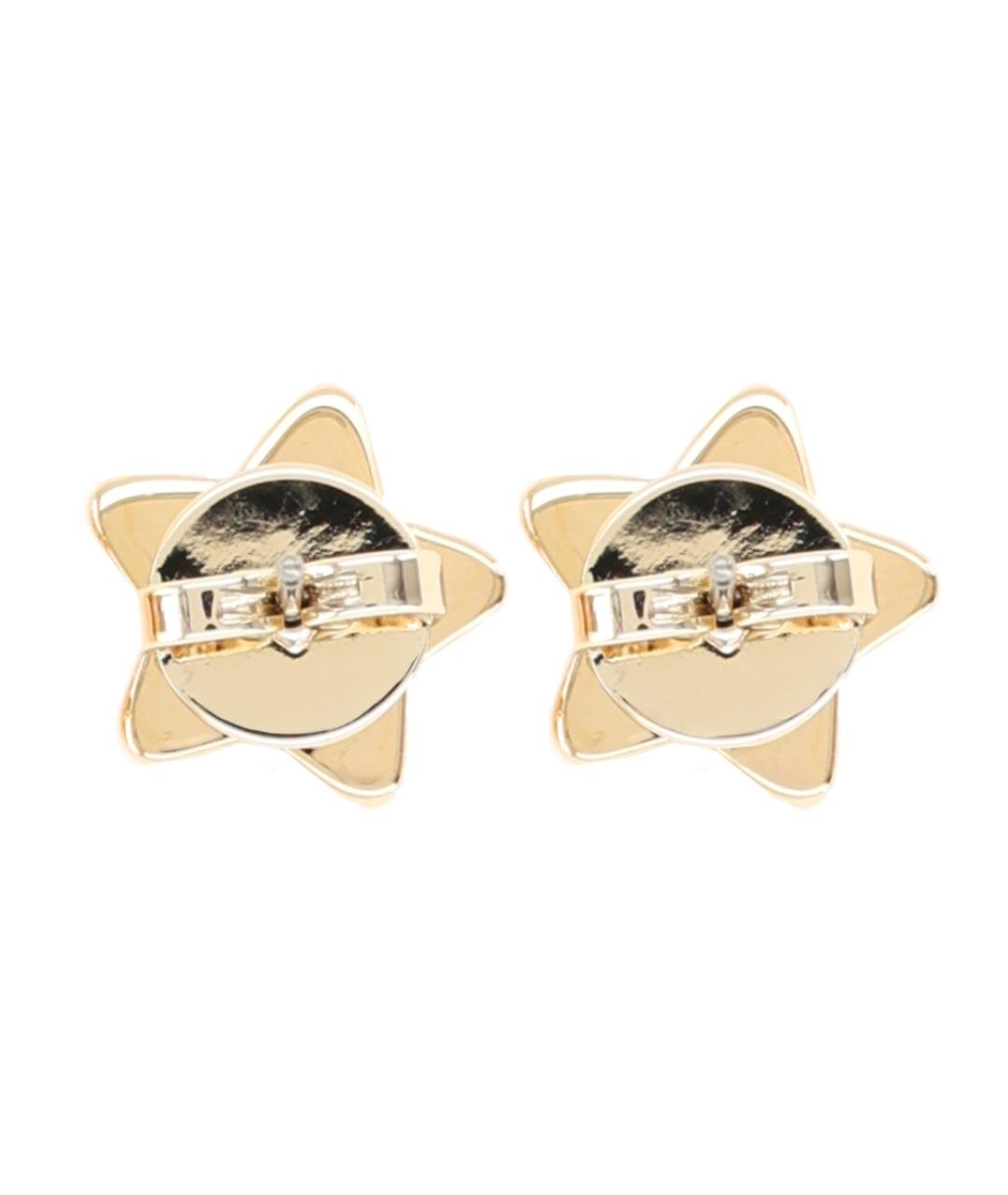 TORY BURCH Золотые металлические серьги, фото 2