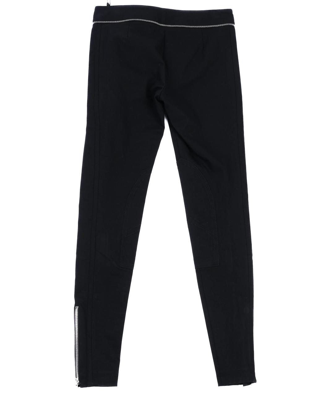 GUCCI Черные хлопко-эластановые брюки узкие, фото 2