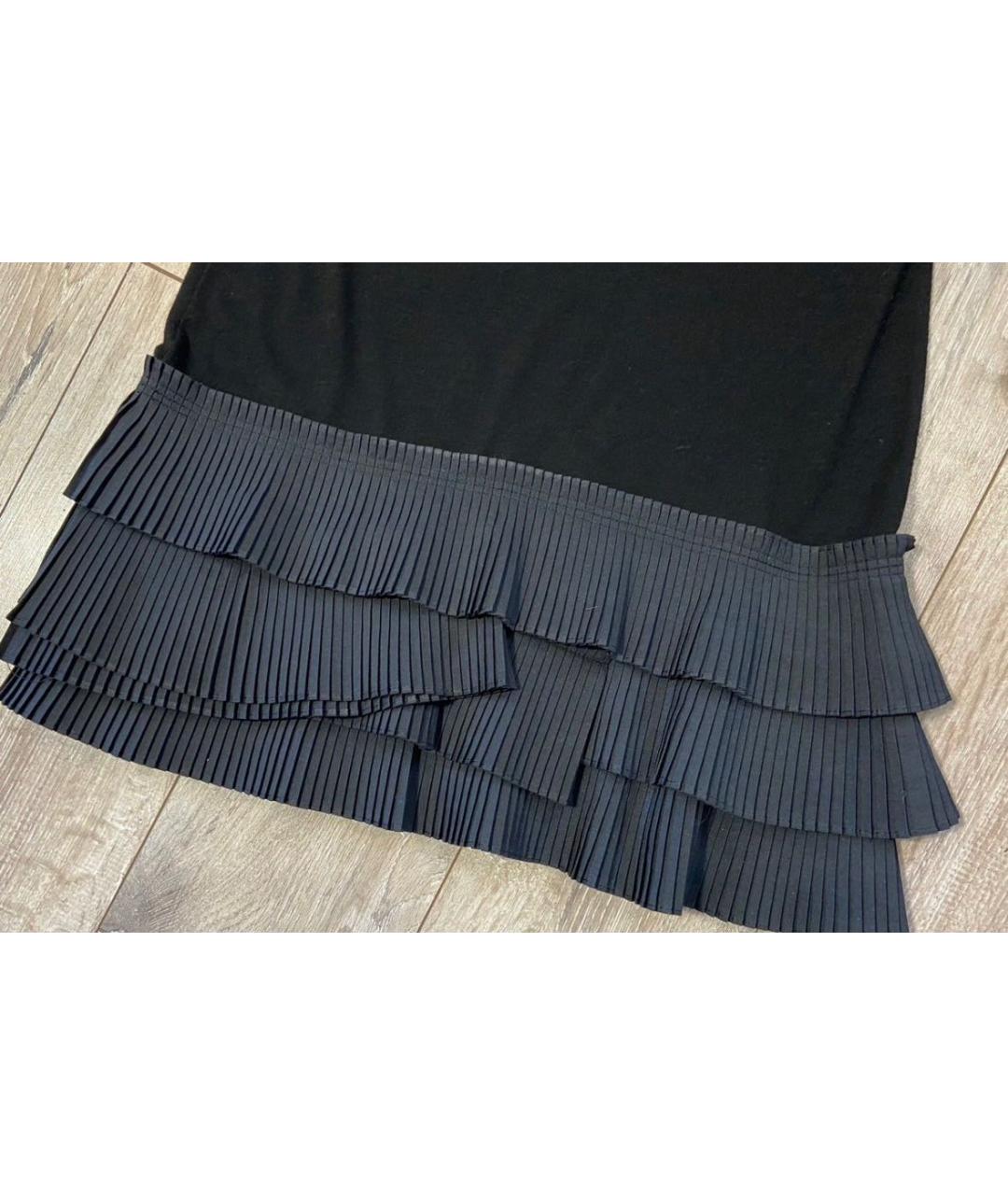 DSQUARED2 Черное хлопковое повседневное платье, фото 4