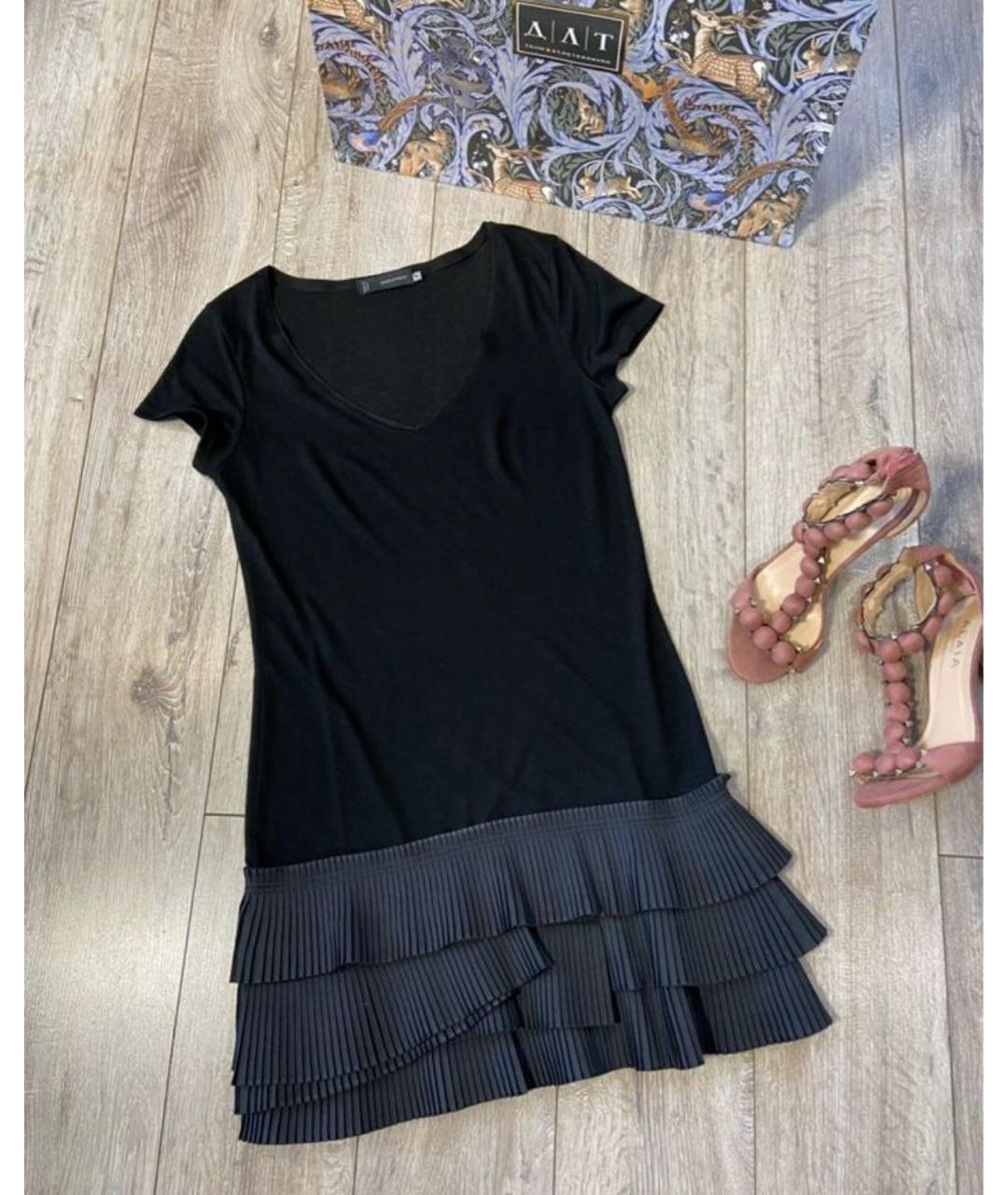 DSQUARED2 Черное хлопковое повседневное платье, фото 5