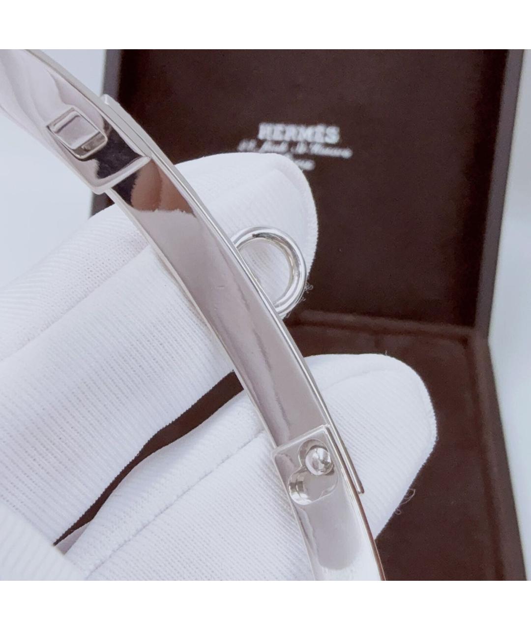HERMES Белый браслет из белого золота, фото 7