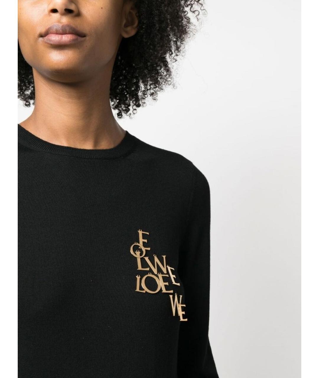 LOEWE Черный джемпер / свитер, фото 2