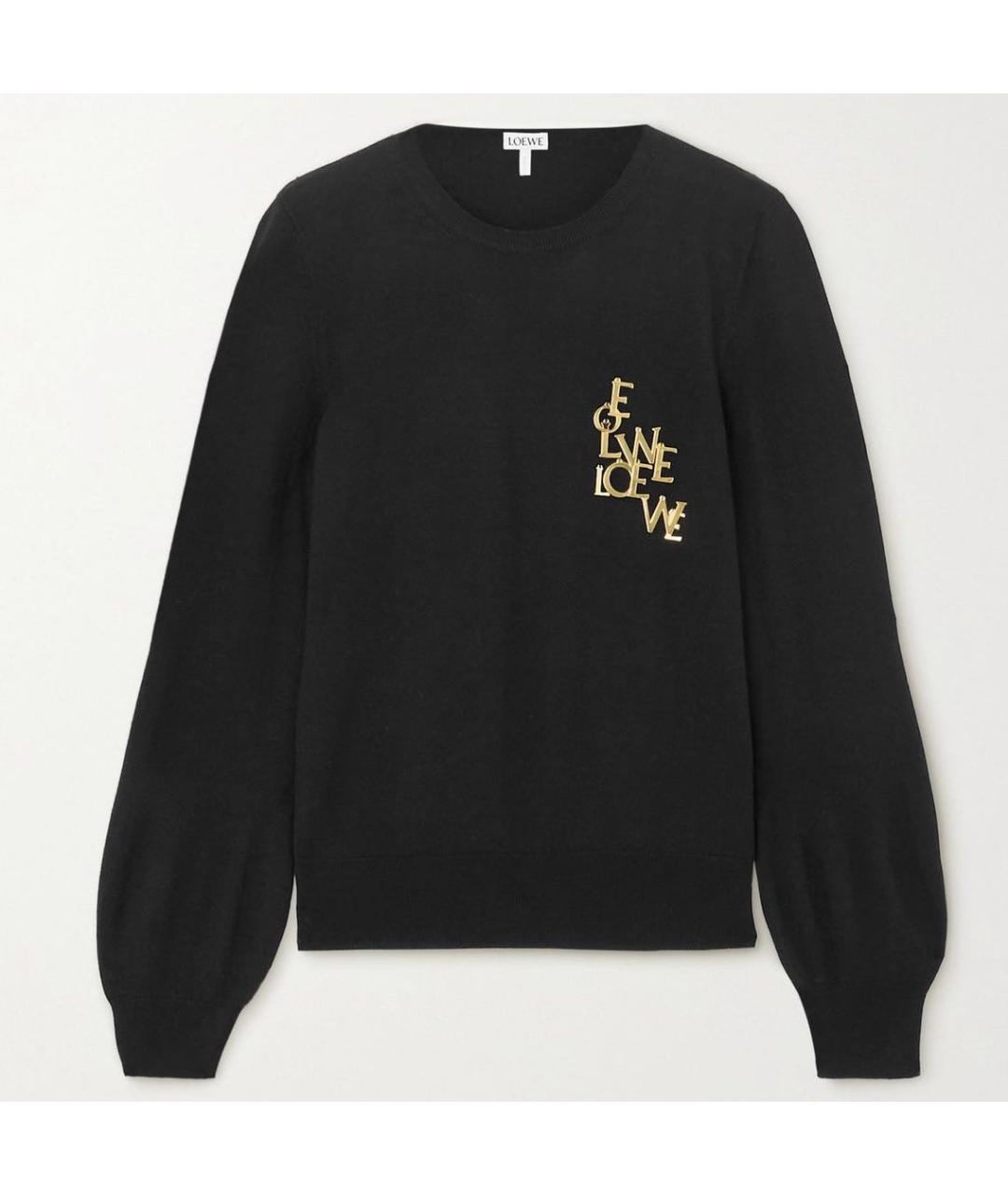 LOEWE Черный джемпер / свитер, фото 5