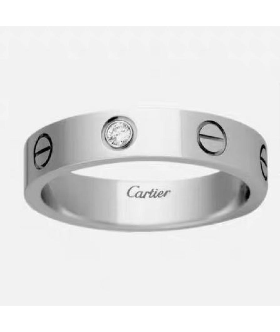 CARTIER Белое кольцо из белого золота, фото 7
