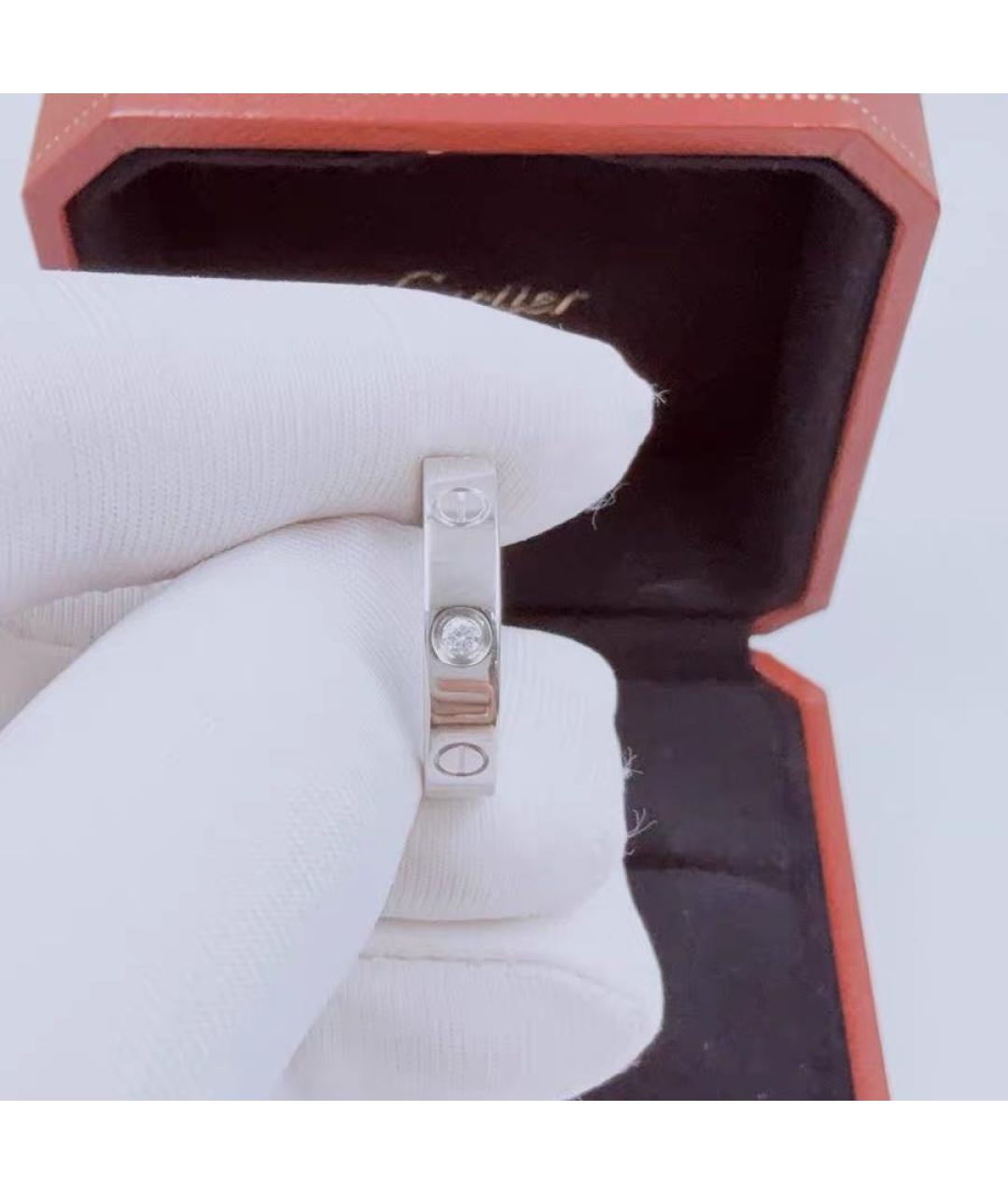 CARTIER Белое кольцо из белого золота, фото 2