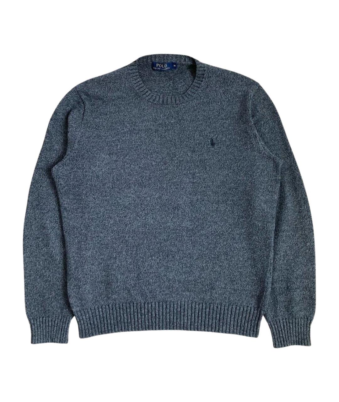 POLO RALPH LAUREN Серый хлопковый джемпер / свитер, фото 1