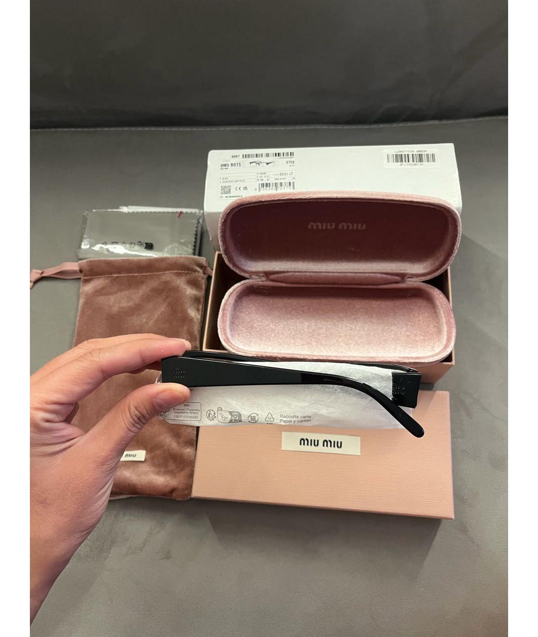 MIU MIU Пластиковые солнцезащитные очки, фото 5