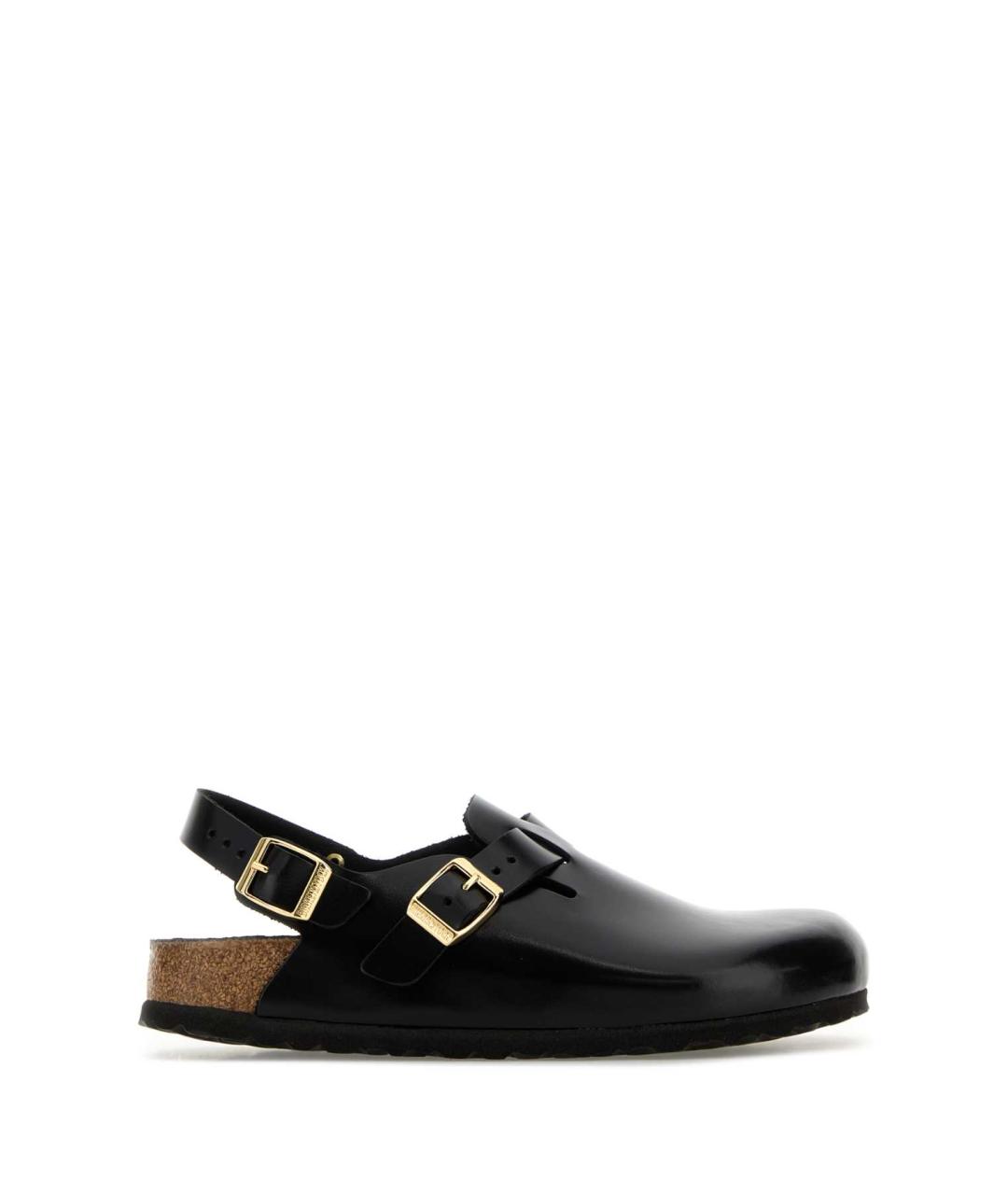 BIRKENSTOCK Черные кожаные сандалии, фото 1