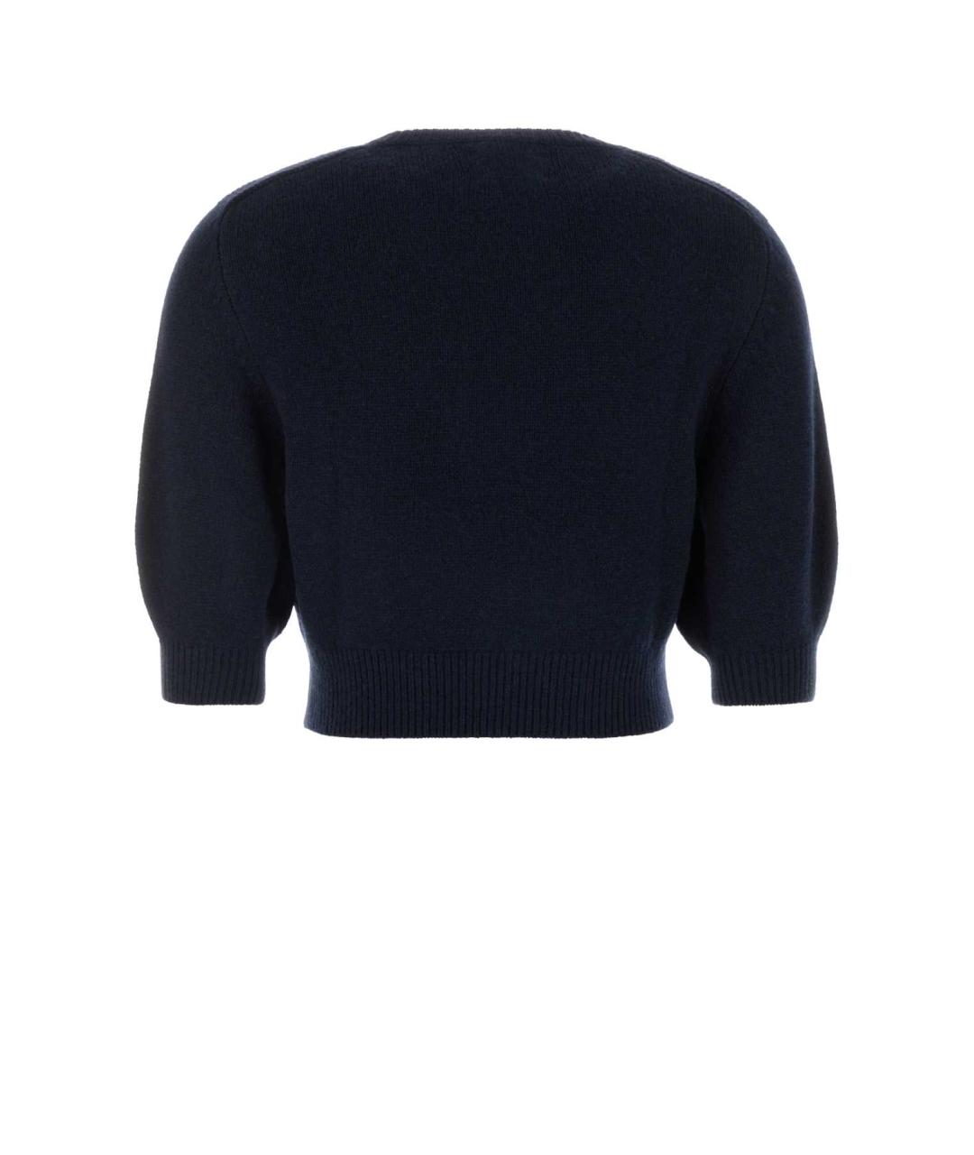 KHAITE Темно-синий шерстяной джемпер / свитер, фото 2