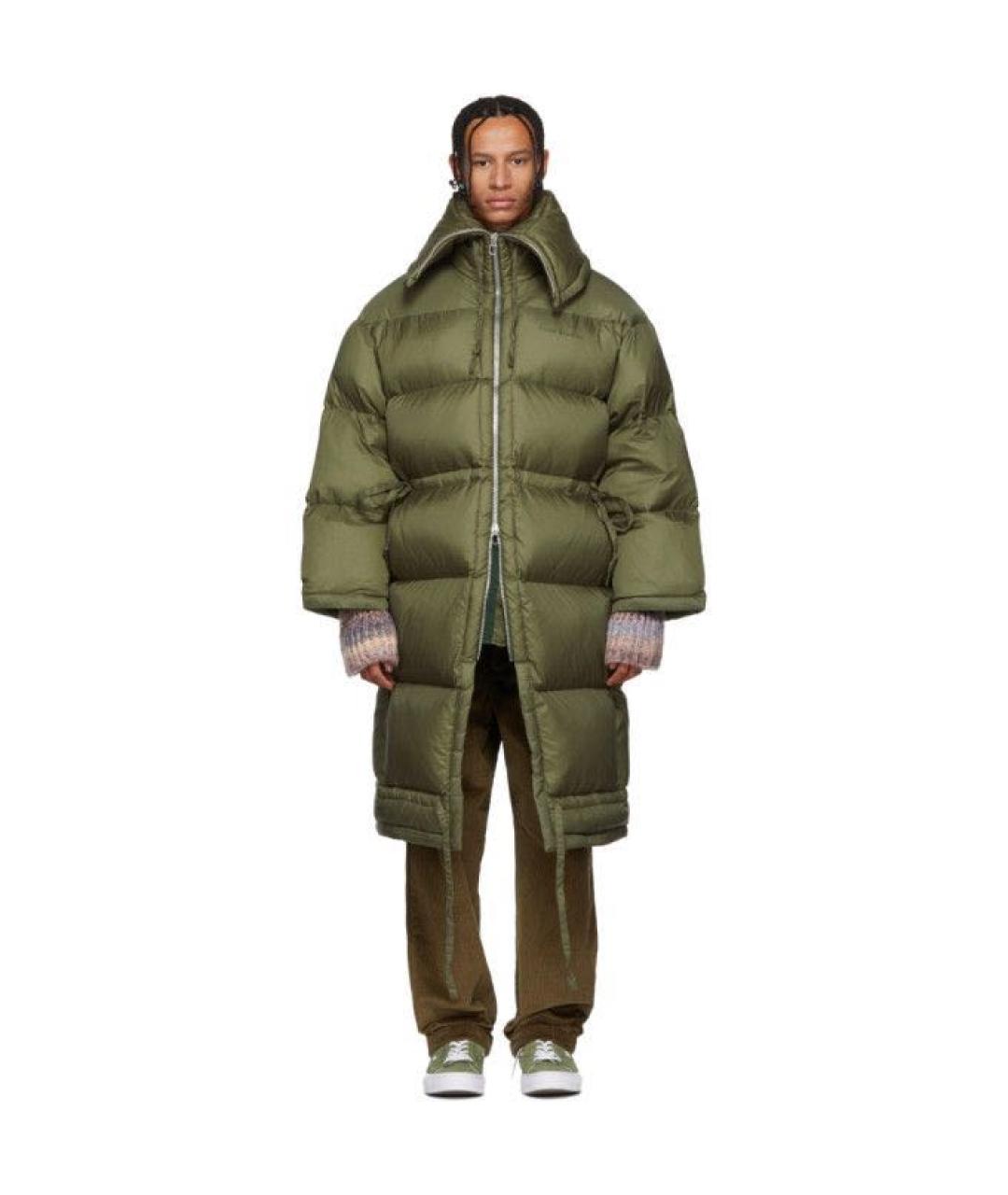 ACNE STUDIOS Хаки синтетический пуховик, фото 4