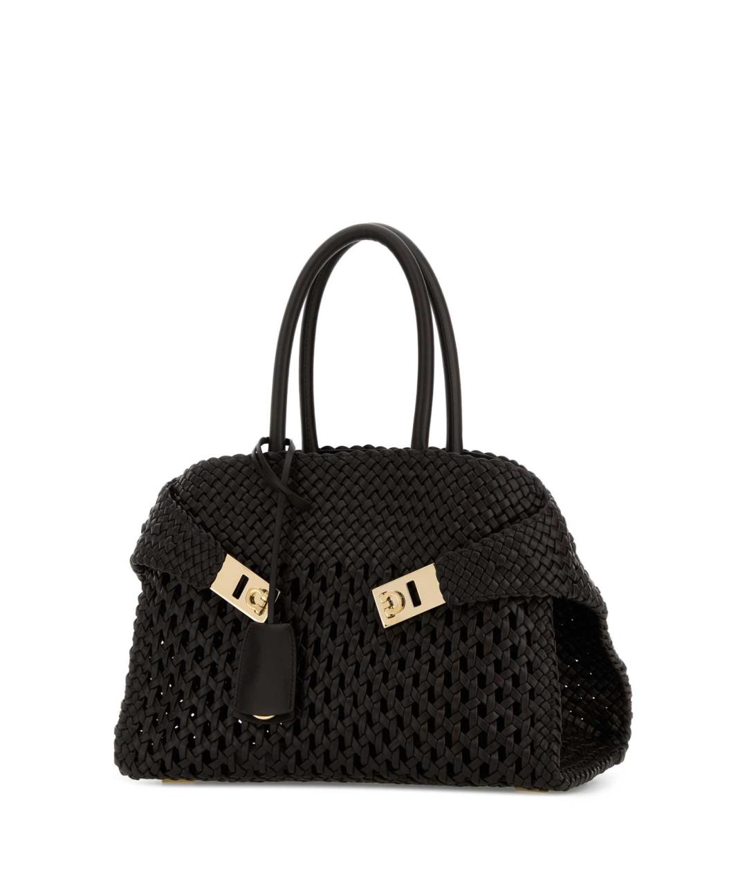 FERRAGAMO Коричневая кожаная сумка тоут, фото 2