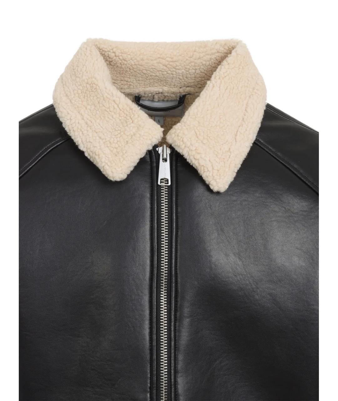 CARHARTT WIP Черная полиуретановая куртка, фото 3