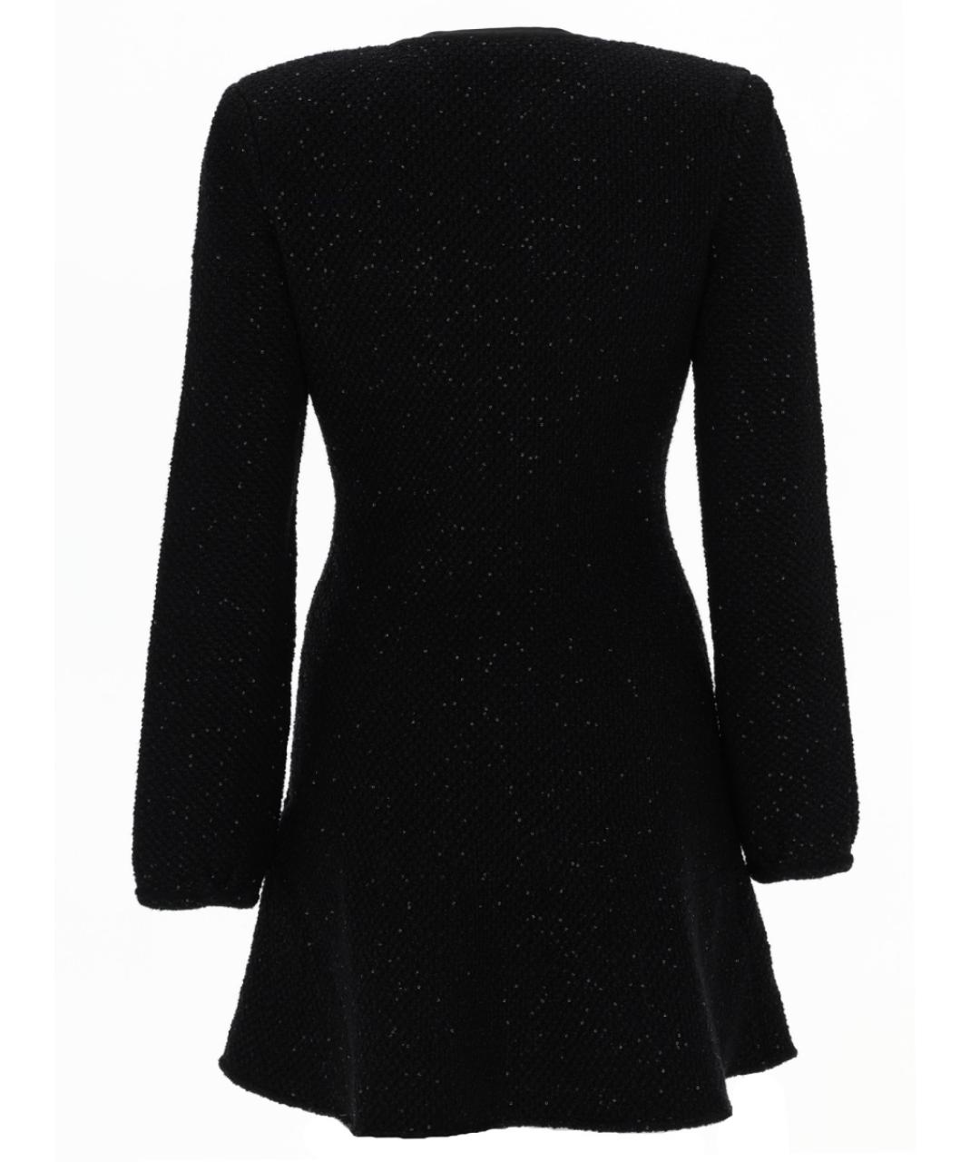 SELF-PORTRAIT Черное хлопковое коктейльное платье, фото 2