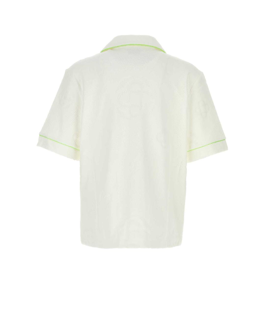 CASABLANCA Белая хлопковая кэжуал рубашка, фото 2