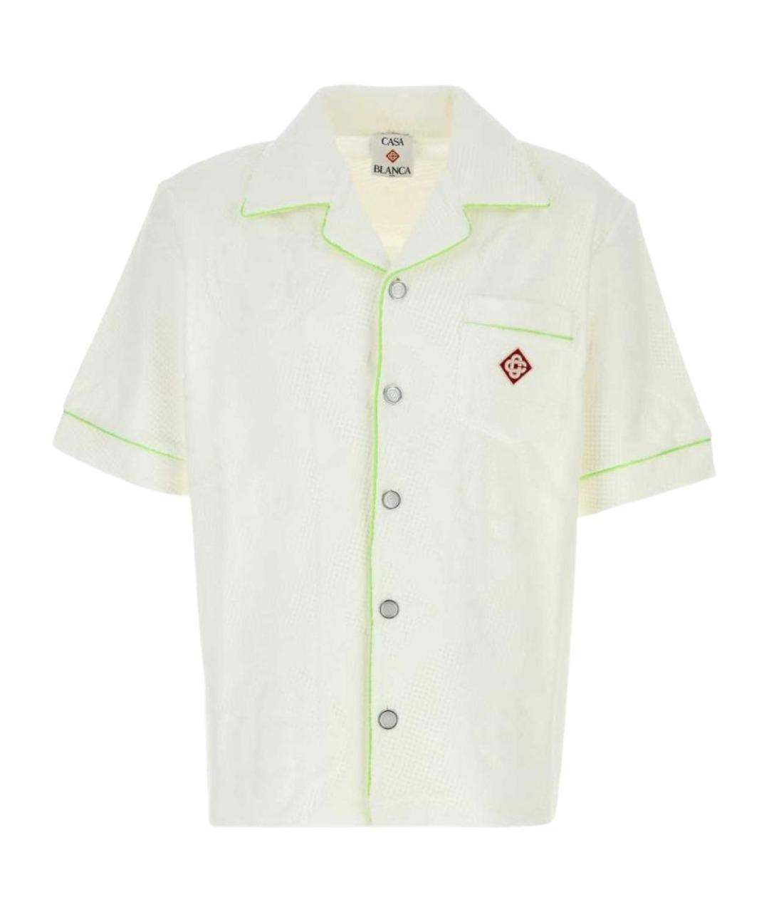 CASABLANCA Белая хлопковая кэжуал рубашка, фото 1