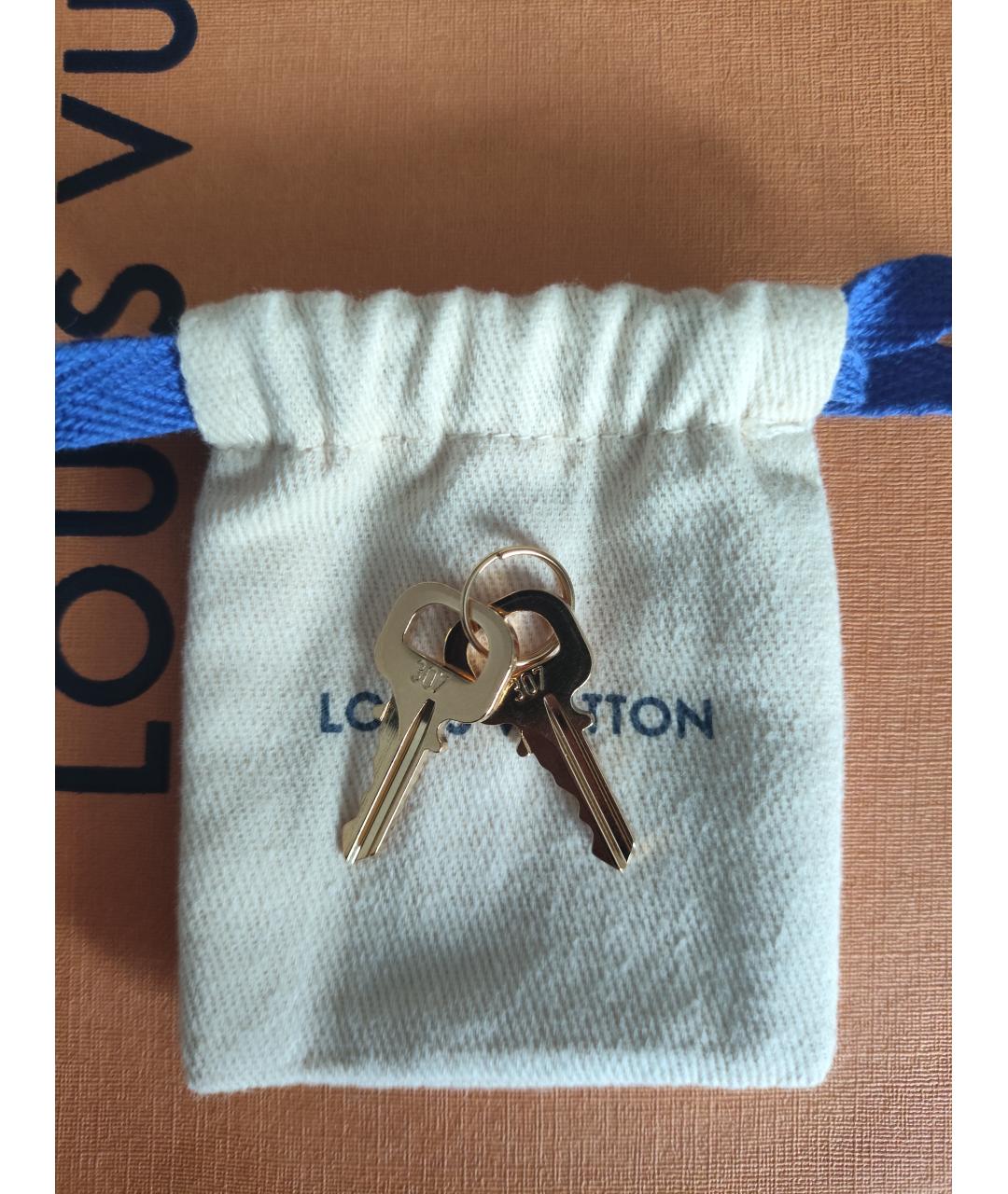 LOUIS VUITTON Черная кожаная сумка через плечо, фото 9