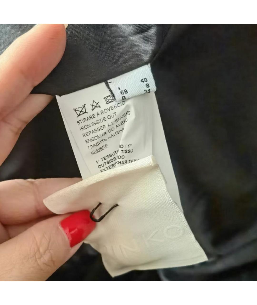 PINKO Черный жакет/пиджак, фото 4