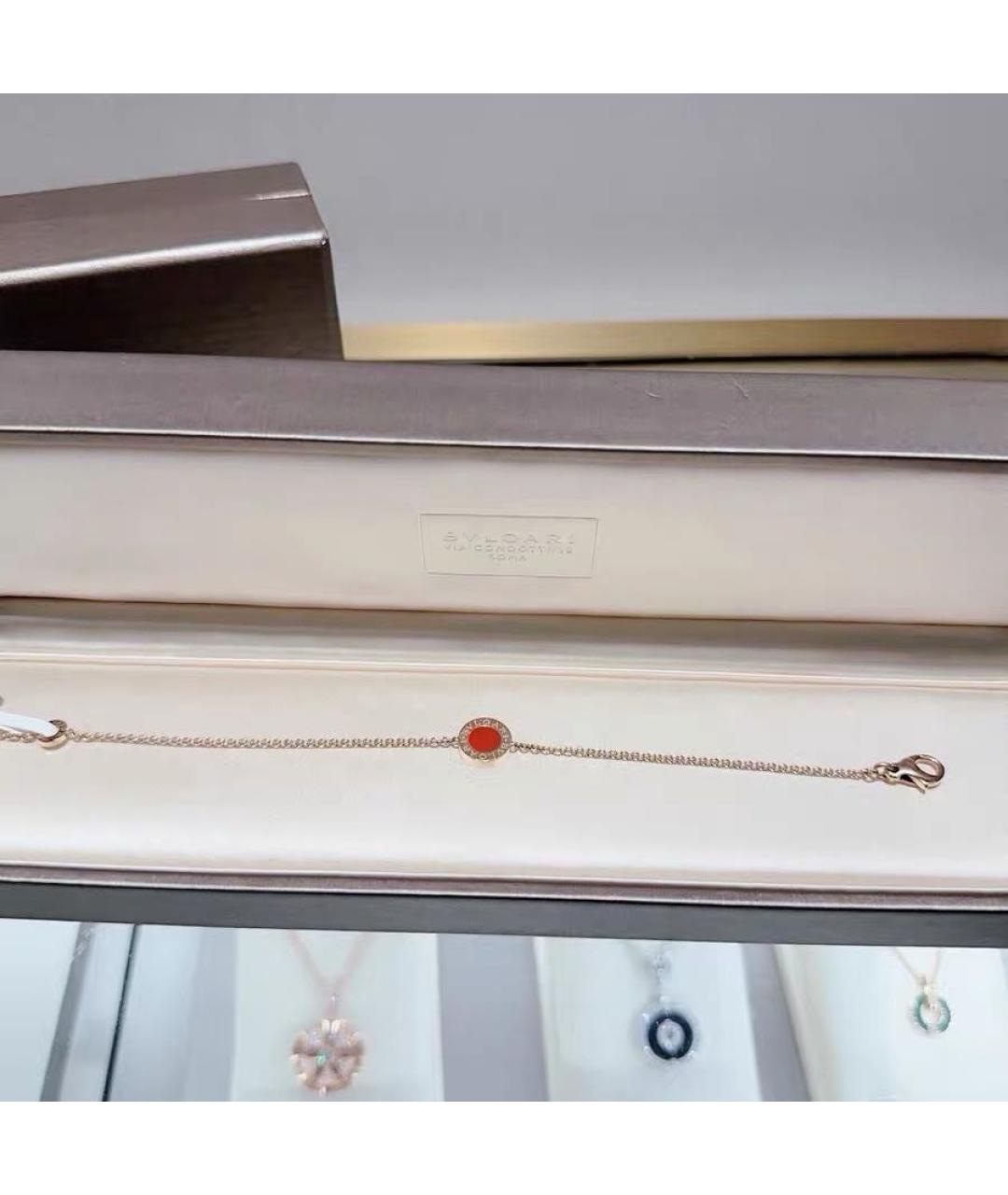 BVLGARI Красный браслет из розового золота, фото 6