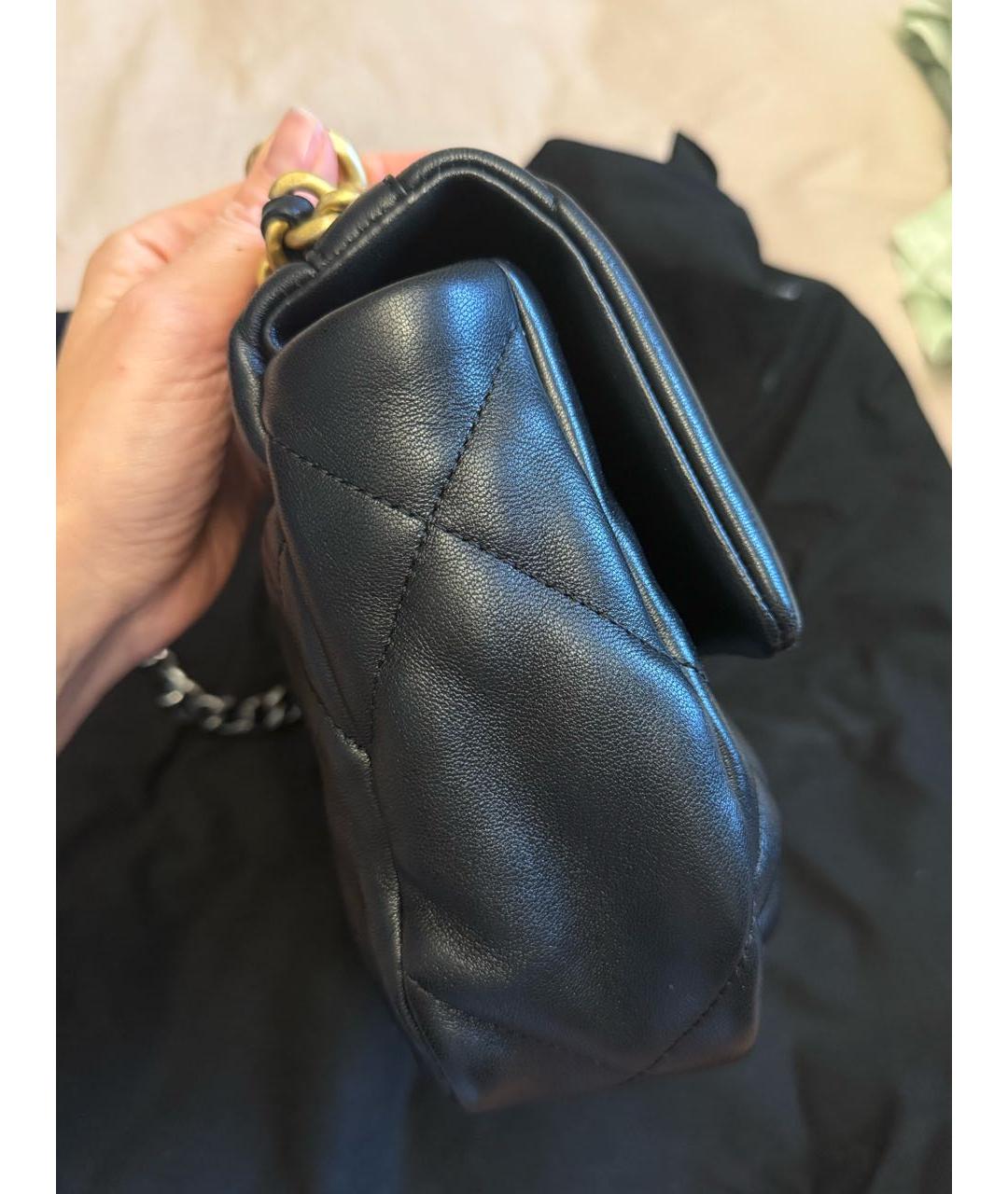 CHANEL Черная кожаная сумка через плечо, фото 2