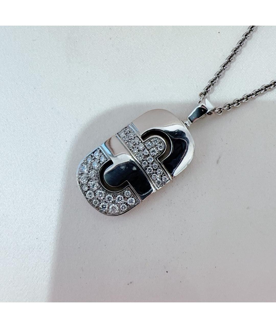 BVLGARI Белое колье из белого золота, фото 5
