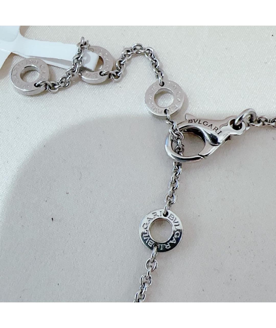BVLGARI Белое колье из белого золота, фото 6