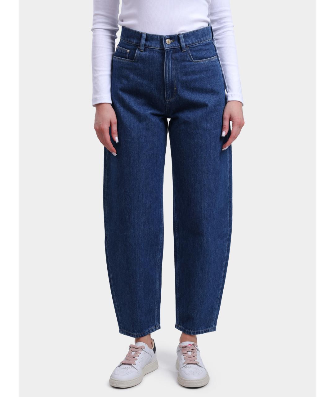 WANDLER Синие хлопковые прямые джинсы, фото 6