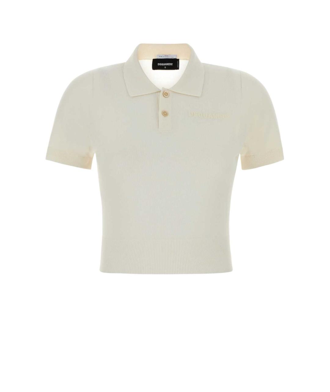 DSQUARED2 Белая хлопковая футболка, фото 1