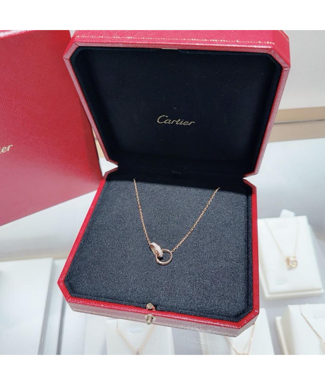 CARTIER Розовое колье из розового золота, фото 2